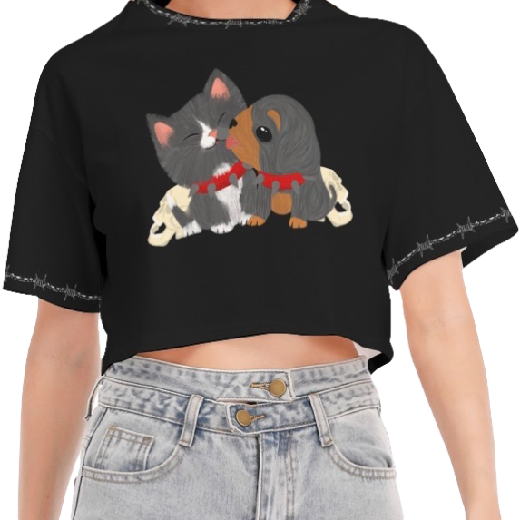 Baby Buds Cropped T-Shirt